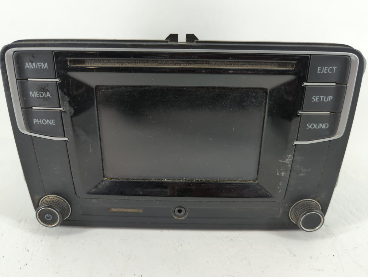 2016 Volkswagen Passat Radio AM FM Cd Player Receiver Replacement P/N:561 035 150 Fits Fits 2013 2014 2015 2017 OEM Used Aut
