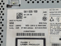 2016 Volkswagen Passat Radio AM FM Cd Player Receiver Replacement P/N:561 035 150 Fits Fits 2013 2014 2015 2017 OEM Used Aut