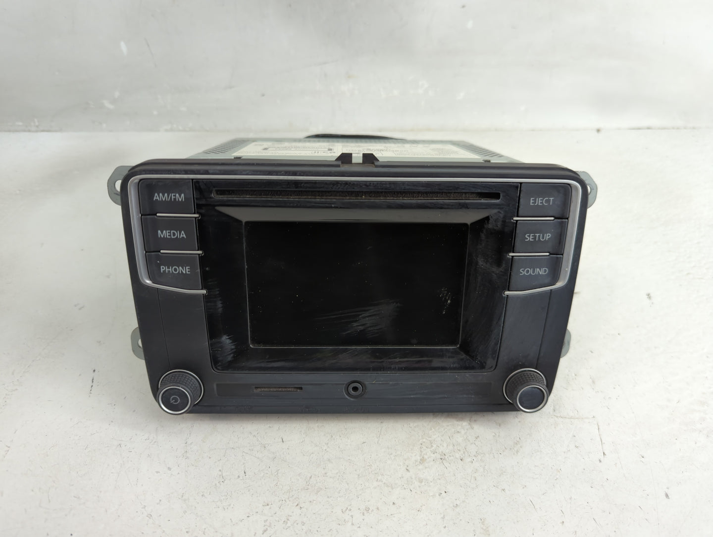 2016 Volkswagen Tiguan Radio AM FM Cd Player Receiver Replacement P/N:561 035 150 Fits Fits 2013 2014 2015 2017 OEM Used Aut