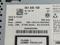 2016 Volkswagen Tiguan Radio AM FM Cd Player Receiver Replacement P/N:561 035 150 Fits Fits 2013 2014 2015 2017 OEM Used Aut