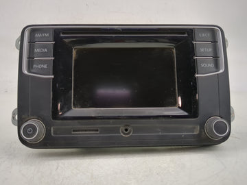 2016 Volkswagen Tiguan Radio AM FM Cd Player Receiver Replacement P/N:561 035 150 Fits Fits 2013 2014 2015 2017 OEM Used Aut