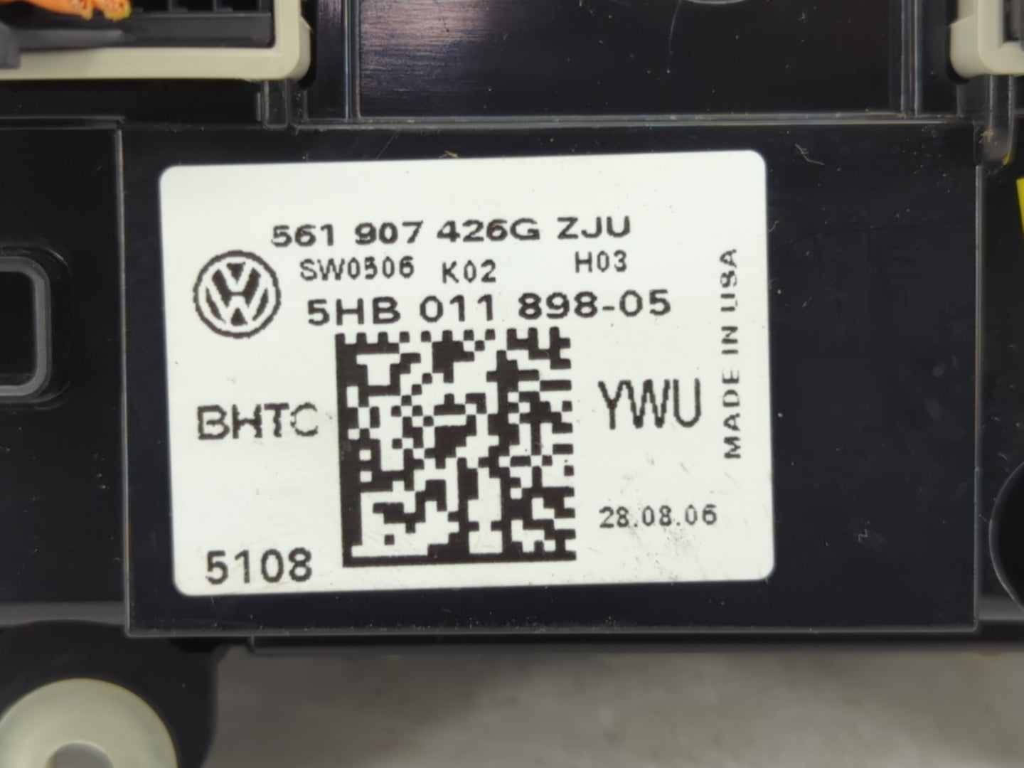 2016-2017 Volkswagen Tiguan Climate Control Module Temperature AC/Heater Replacement P/N:561 907 426G Fits Fits 2016 2017 20