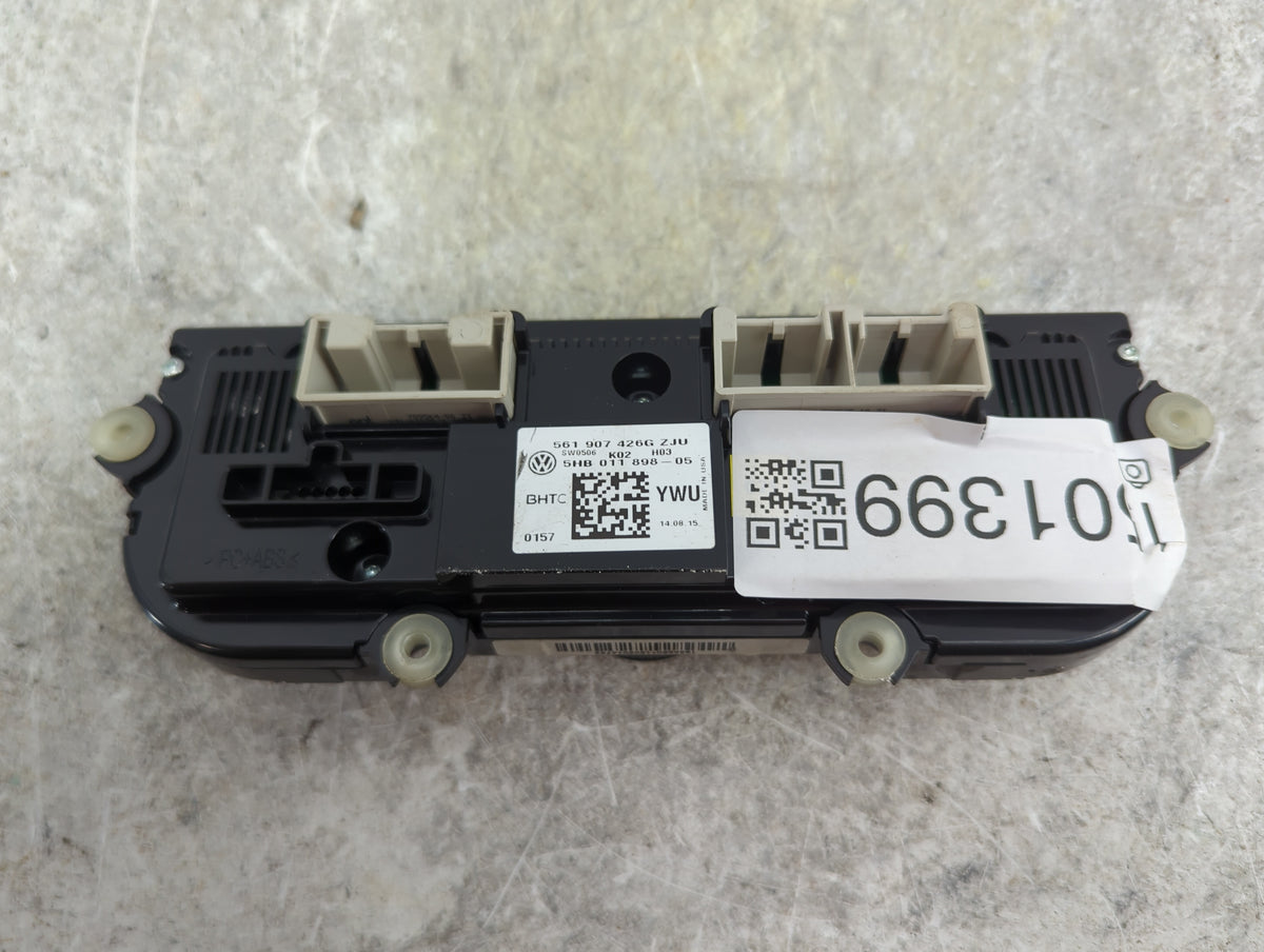 2016-2017 Volkswagen Tiguan Climate Control Module Temperature AC/Heater Replacement P/N:561907426G 5HB01189805 Fits OEM Use