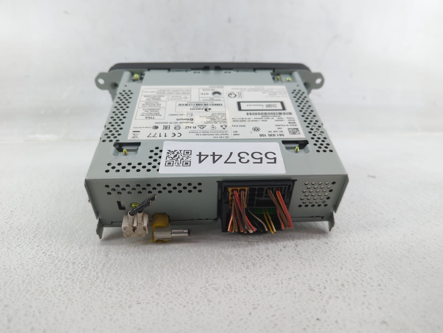 Volkswagen Tiguan Am Fm Cd Player Radio Receiver - Oemusedautoparts1.com