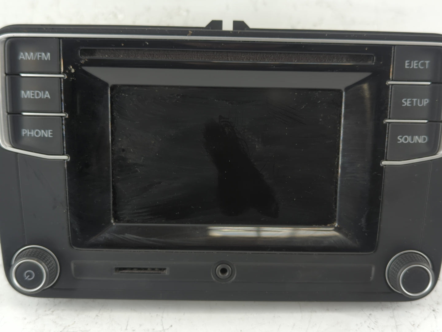 2016 Volkswagen Tiguan Radio AM FM Cd Player Receiver Replacement P/N:561 035 150 Fits Fits 2013 2014 2015 2017 OEM Used Aut