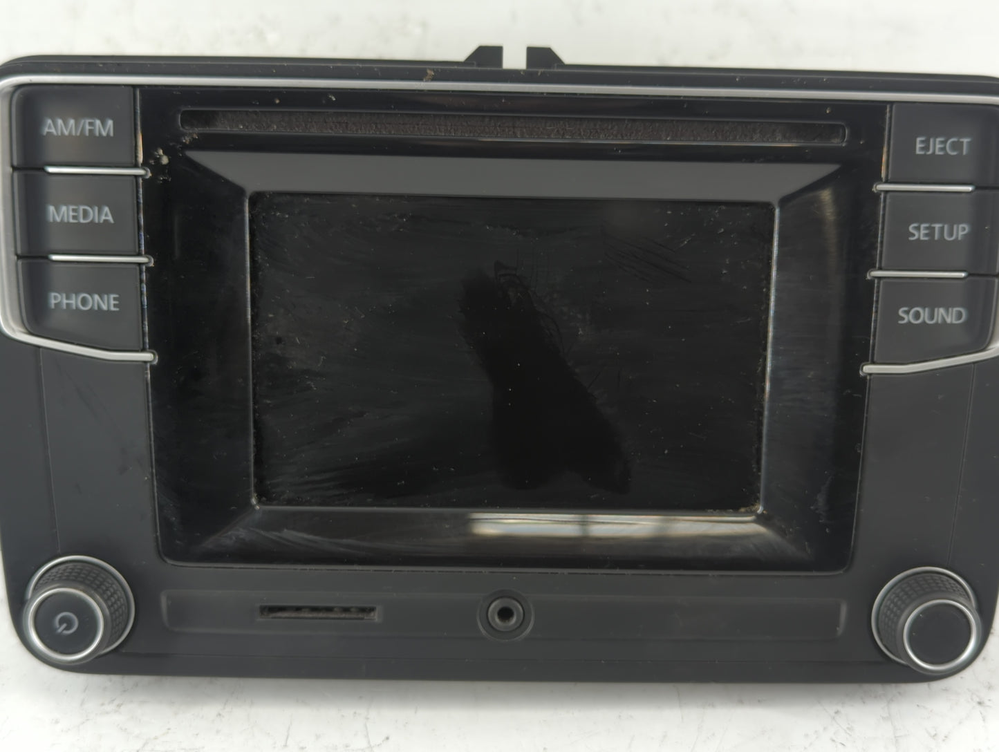 2016 Volkswagen Tiguan Radio AM FM Cd Player Receiver Replacement P/N:561 035 150 Fits Fits 2013 2014 2015 2017 OEM Used Aut