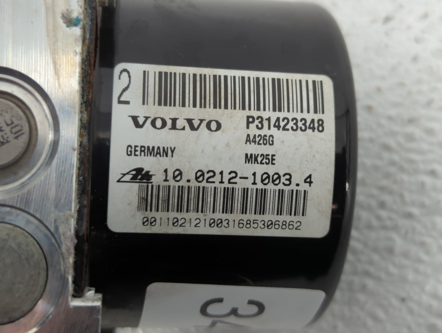 2015-2018 Volvo S60 ABS Pump Control Module Replacement P/N:P31423348 P31400544 Fits Fits 2015 2016 2017 2018 OEM Used Auto 