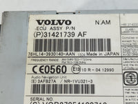 2016-2018 Volvo S60 Am Fm Cd Player Radio Receiver - Oemusedautoparts1.com