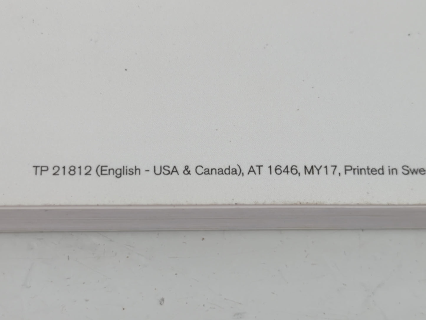 2016 Volvo V60 Owners Manual Book Guide OEM Used Auto Parts - Oemusedautoparts1.com