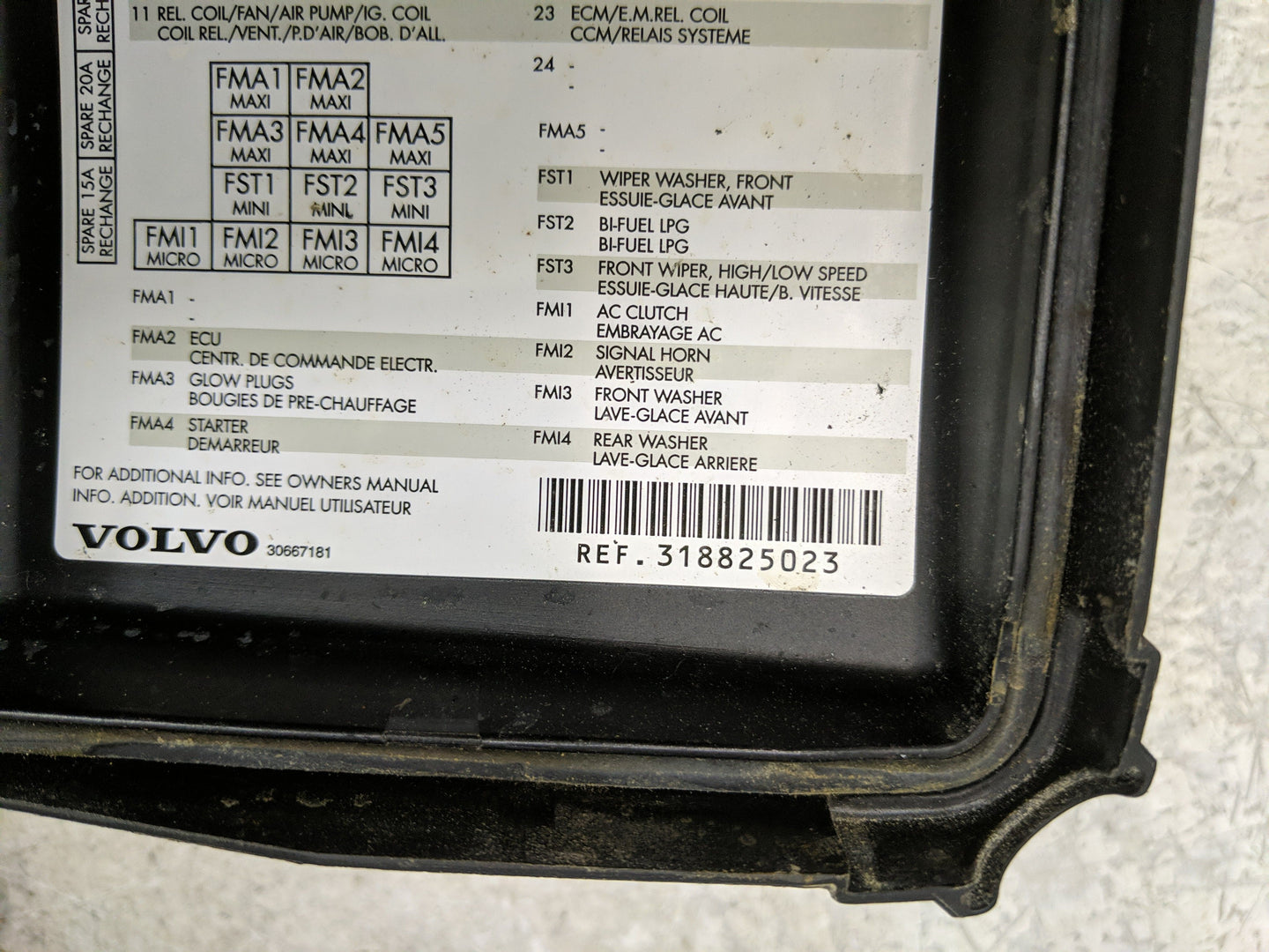 2016-2021 Volvo Xc90 Fusebox Fuse Box Panel Relay Module Fits Fits 2016 2017 2018 2019 2020 2021 OEM Used Auto Parts - Oemus