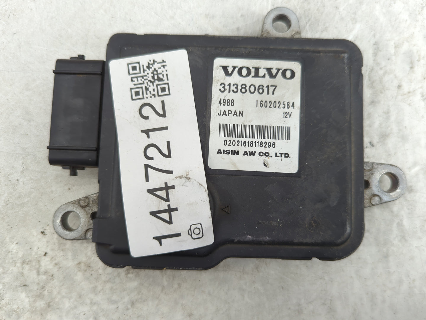 2016 Volvo Xc90 Transmission Control Module Tcu Tcm 31380617 - Oemusedautoparts1.com