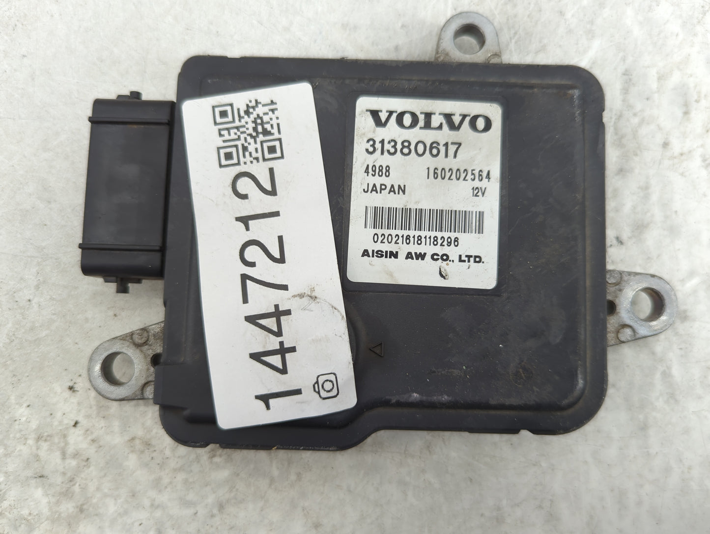 2016 Volvo Xc90 Transmission Control Module Tcu Tcm 31380617 - Oemusedautoparts1.com