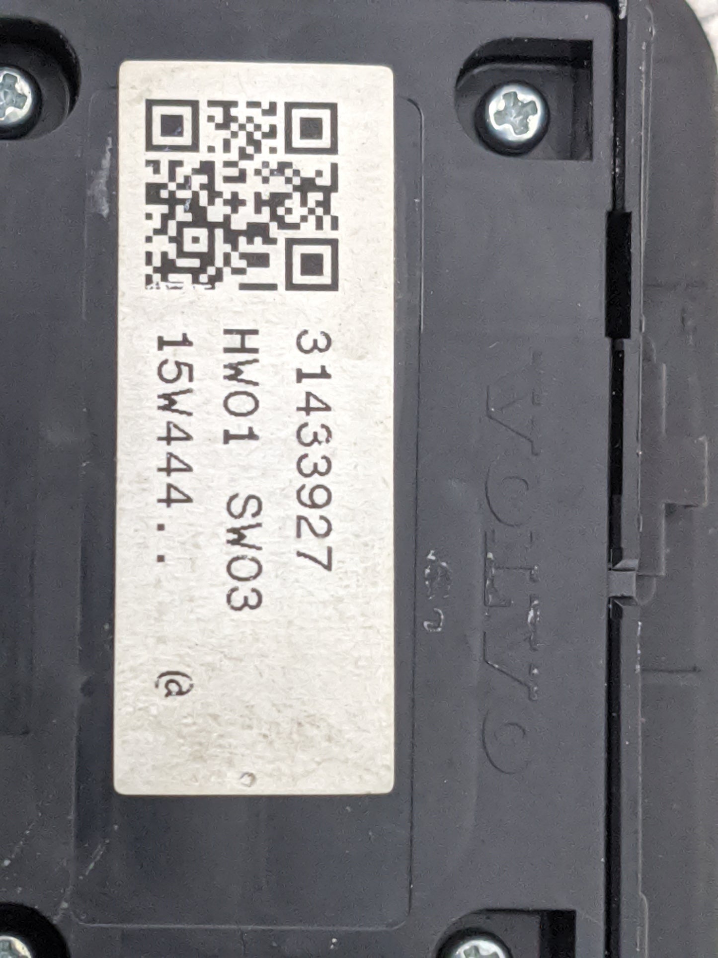 2016-2018 Volvo Xc90 Master Power Window Switch Replacement Driver Side Left P/N:31433927 Fits Fits 2016 2017 2018 OEM Used 