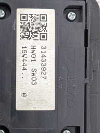 2016-2018 Volvo Xc90 Master Power Window Switch Replacement Driver Side Left P/N:31433927 Fits Fits 2016 2017 2018 OEM Used 