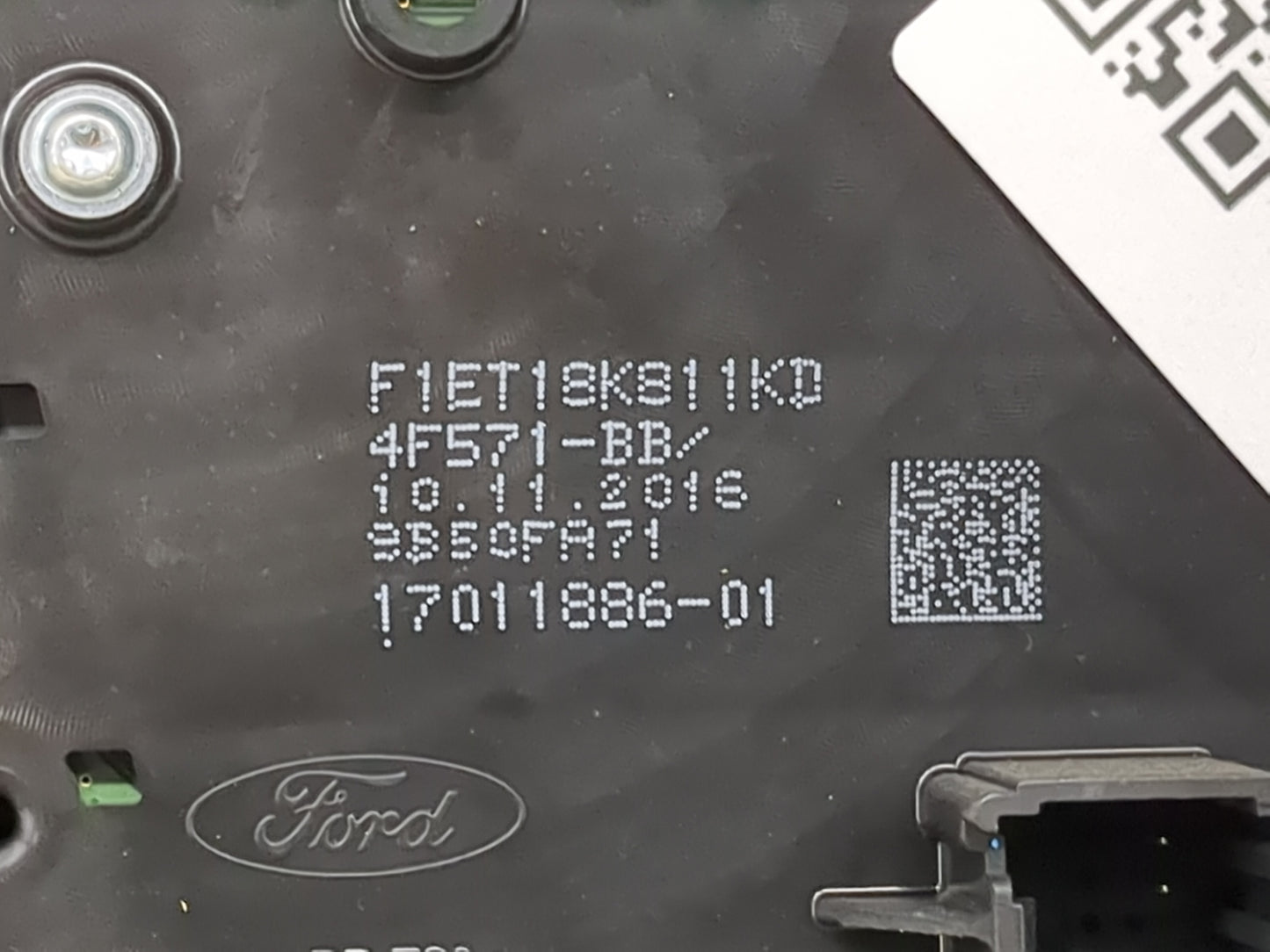 2015-2018 Ford Focus Radio Control Panel Black 1468434 - Oemusedautoparts1.com