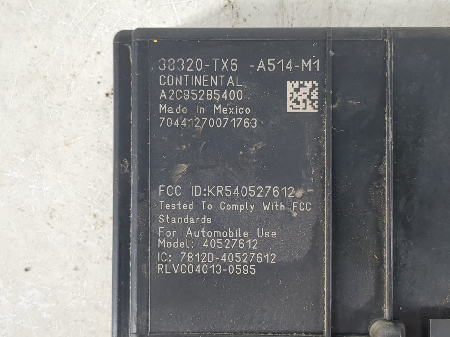 2016-2018 Acura Ilx Chassis Control Module Ccm Bcm Body Control - Oemusedautoparts1.com
