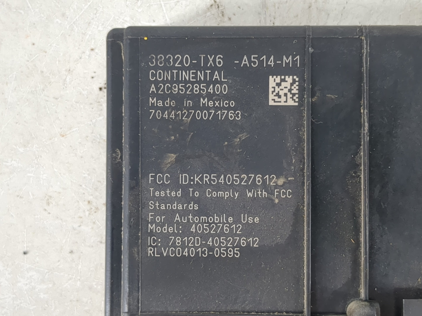 2016-2018 Acura Ilx Chassis Control Module Ccm Bcm Body Control - Oemusedautoparts1.com