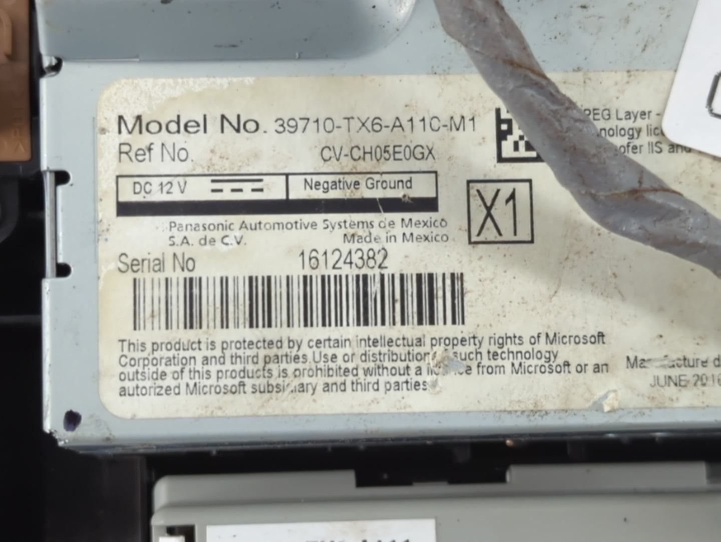 2016-2017 Acura Ilx Information Display Screen - Oemusedautoparts1.com
