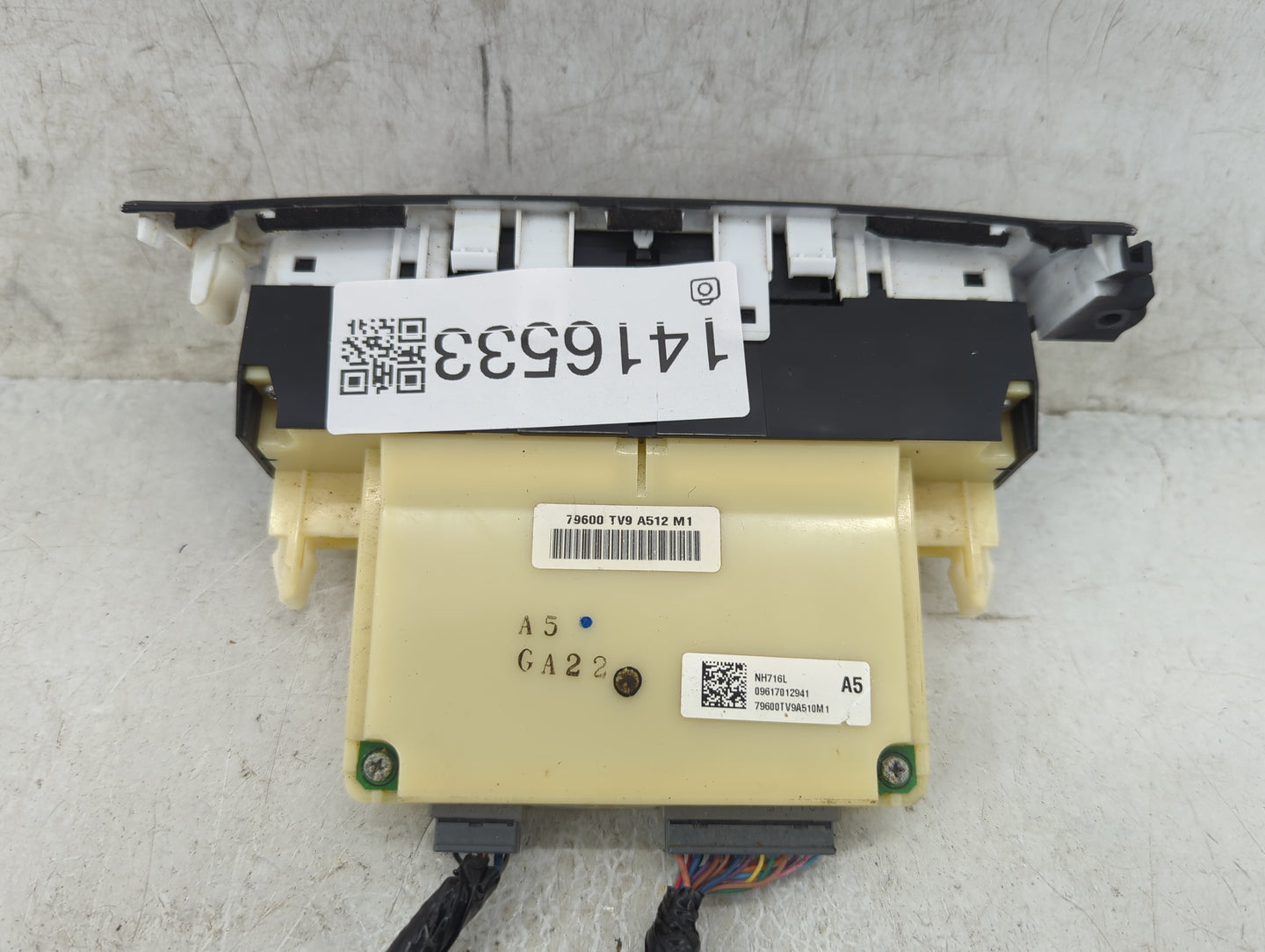 2016-2018 Acura Ilx Climate Control Module Temperature AC/Heater Replacement P/N:79600TV9A510M1 Fits Fits 2016 2017 2018 OEM