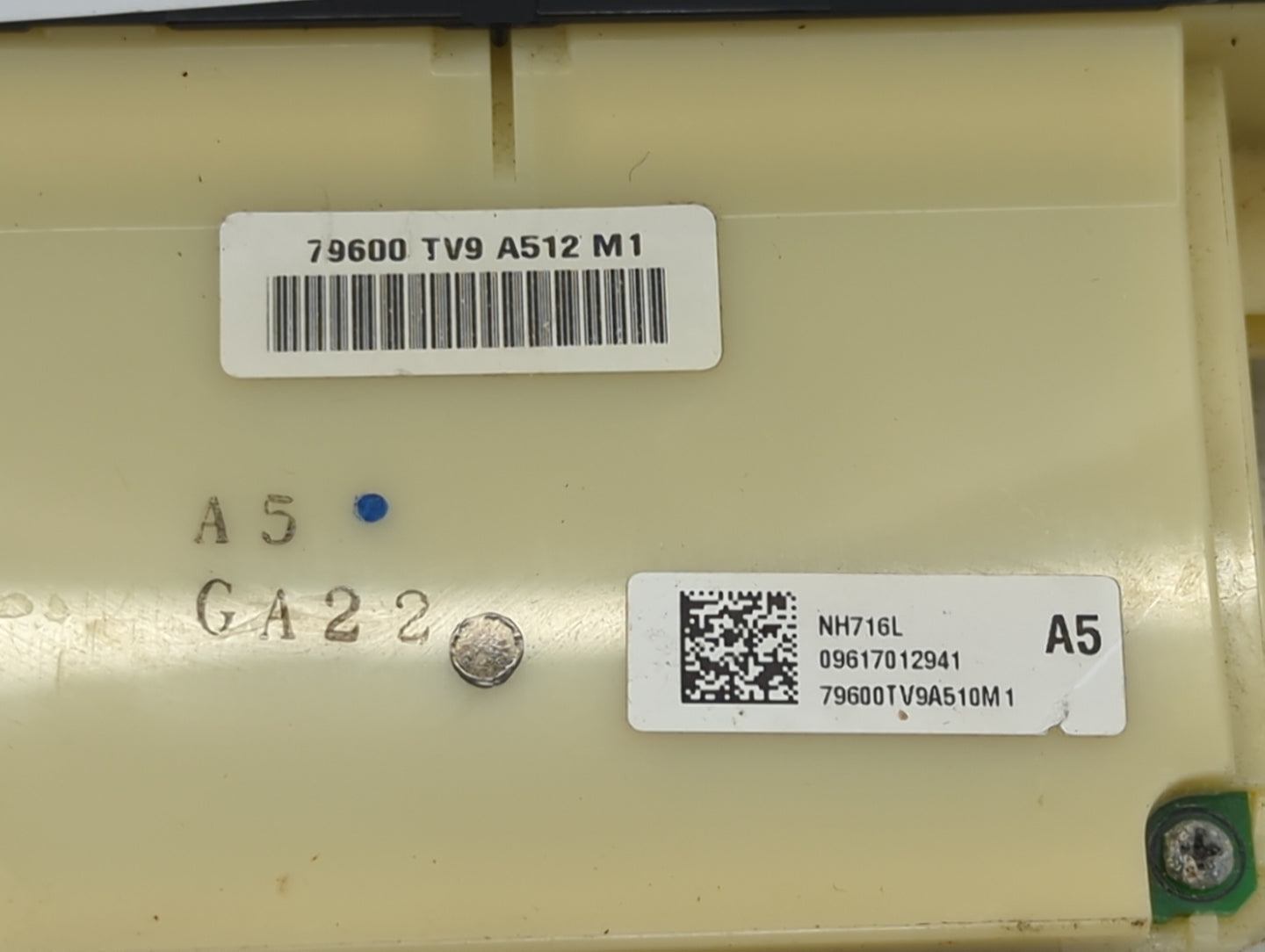 2016-2018 Acura Ilx Climate Control Module Temperature AC/Heater Replacement P/N:79600TV9A510M1 Fits Fits 2016 2017 2018 OEM