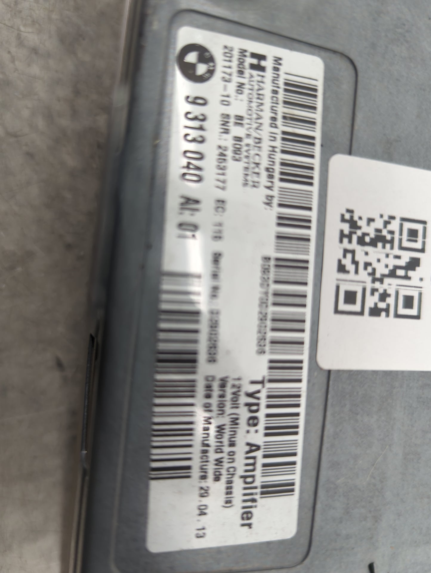 Acura Mdx Radio Speaker Amplifier 9313040|201173-10|be B093|2463177 - Oemusedautoparts1.com