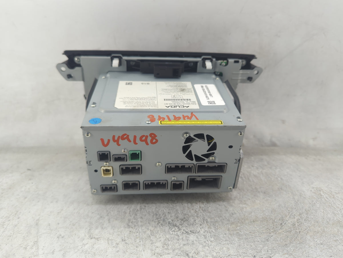 2017 Acura Mdx Radio AM FM Cd Player Receiver Replacement P/N:39540-TZ5-B120-M1 BD7M6AO Fits OEM Used Auto Parts - Oemusedau
