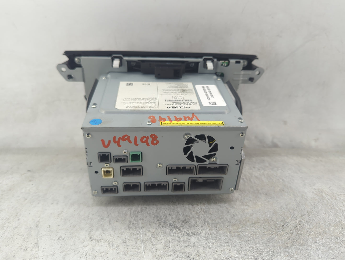 2017 Acura Mdx Radio AM FM Cd Player Receiver Replacement P/N:39540-TZ5-B120-M1 BD7M6AO Fits OEM Used Auto Parts - Oemusedau