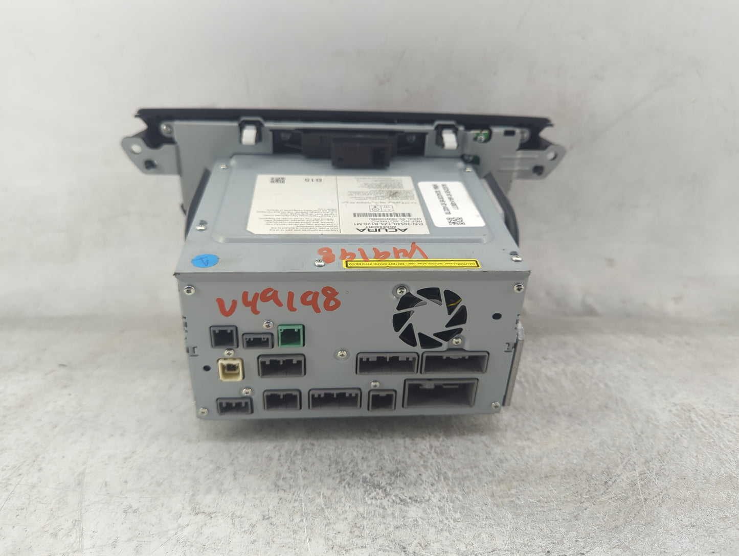 2017 Acura Mdx Radio AM FM Cd Player Receiver Replacement P/N:39540-TZ5-B120-M1 BD7M6AO Fits OEM Used Auto Parts - Oemusedau
