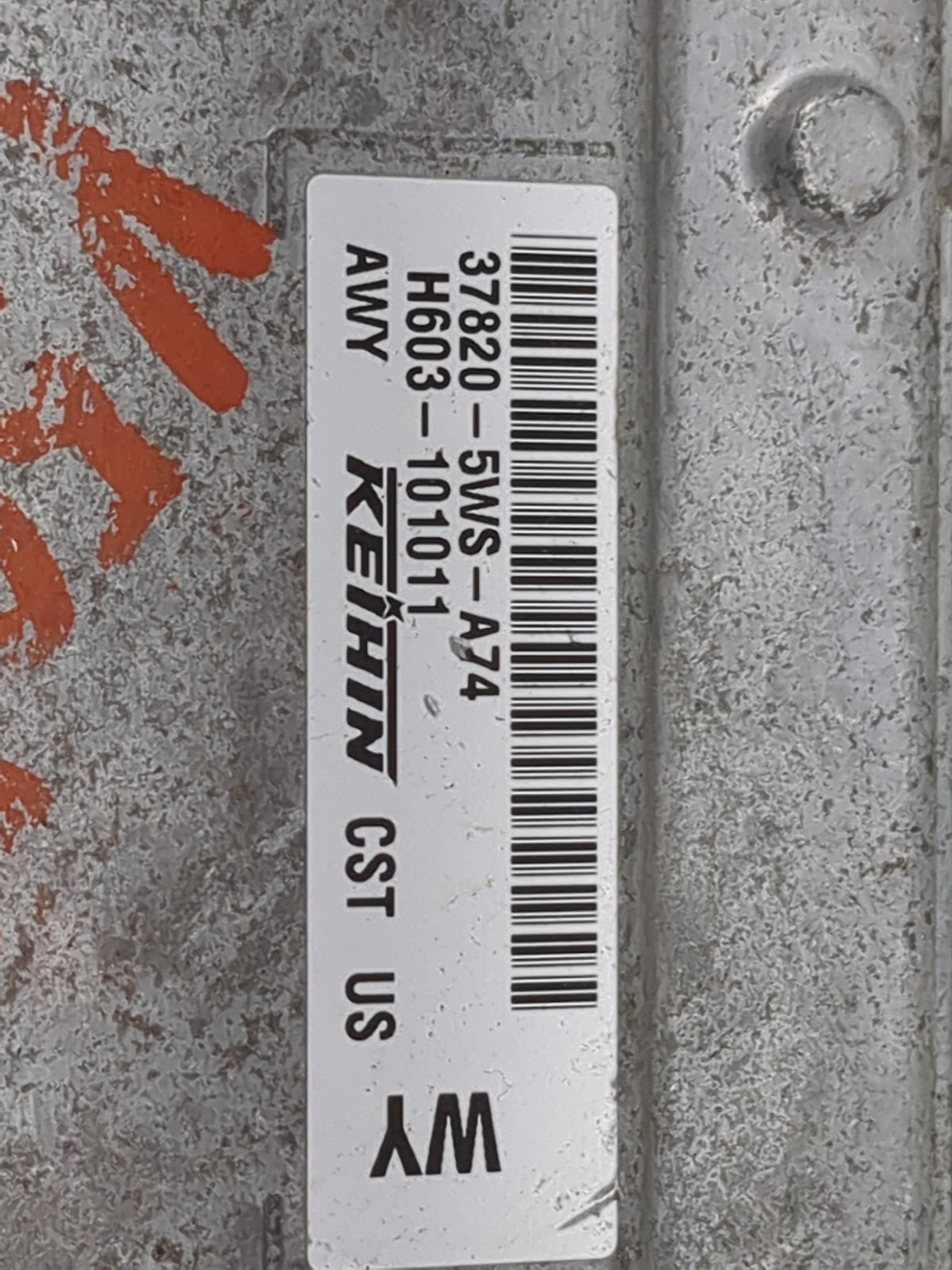 2017 Acura Mdx PCM Engine Control Computer ECU ECM PCU OEM P/N:37820-5WS-A74 H603-101011 Fits OEM Used Auto Parts - Oemuseda