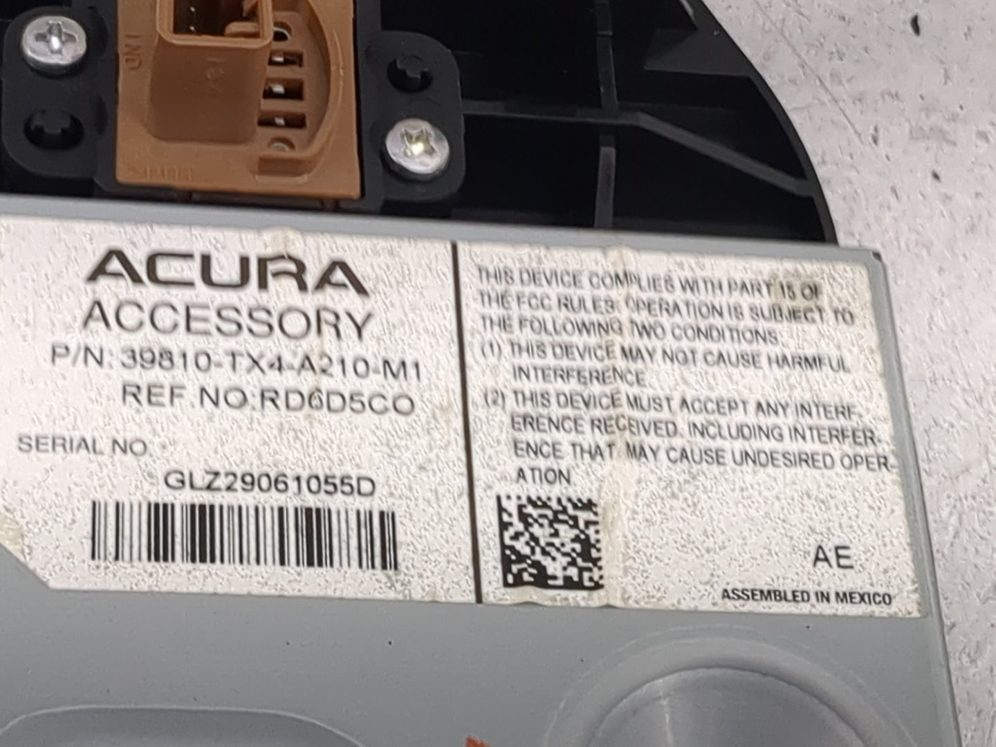 2016-2018 Acura Rdx Information Display Screen 1483826 - Oemusedautoparts1.com