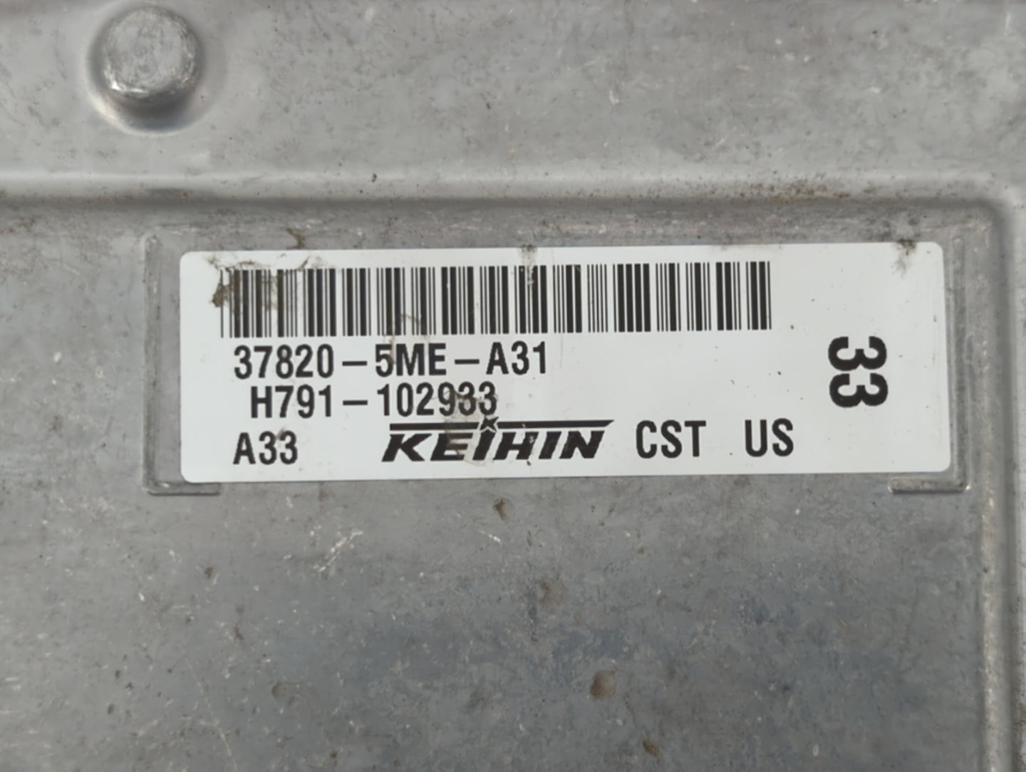 2017 Acura Rdx PCM Engine Control Computer ECU ECM PCU OEM P/N:37820-5ME-A31 Fits OEM Used Auto Parts - Oemusedautoparts1.co
