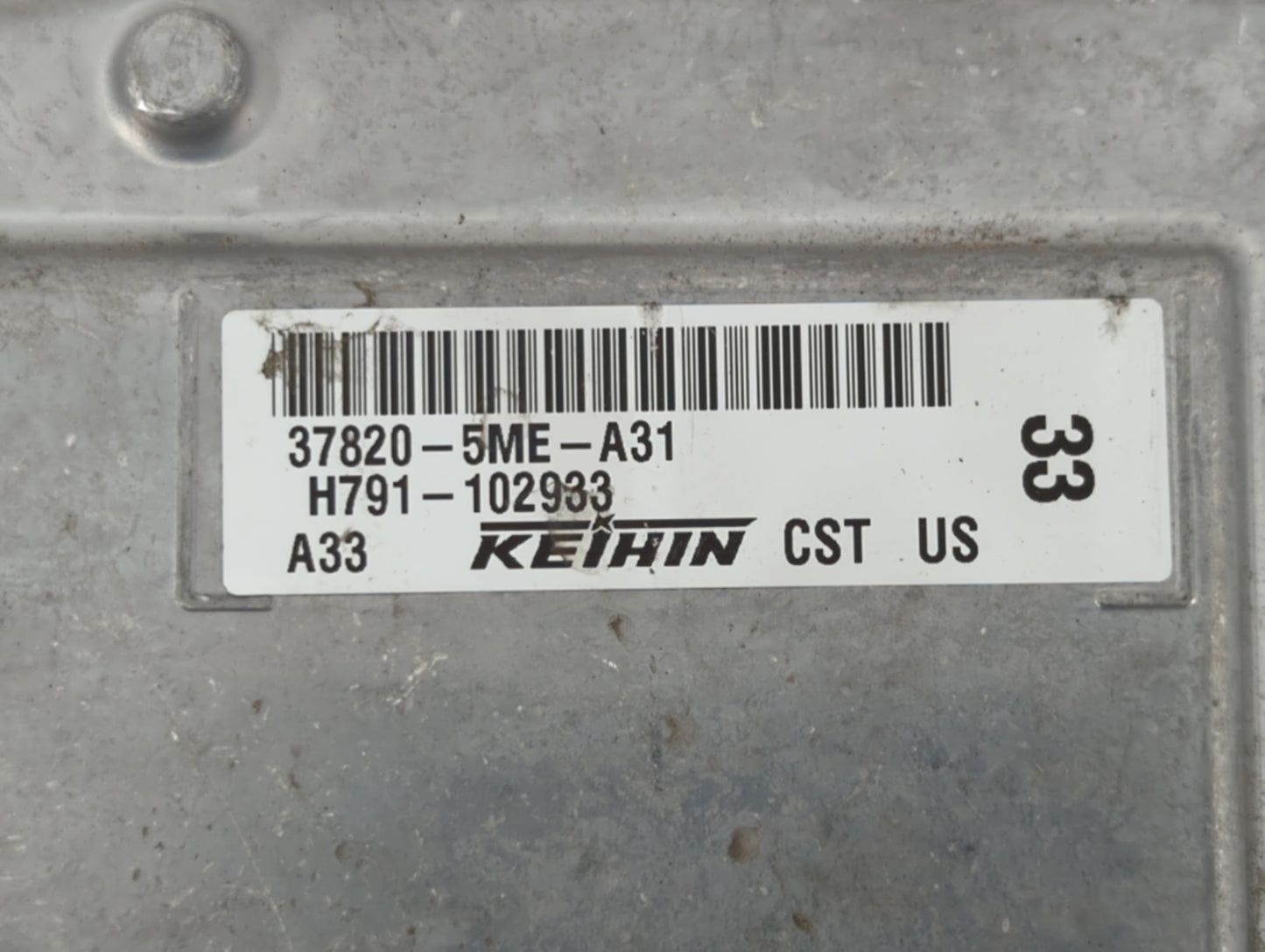 2017 Acura Rdx PCM Engine Control Computer ECU ECM PCU OEM P/N:37820-5ME-A31 Fits OEM Used Auto Parts - Oemusedautoparts1.co