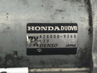 2013-2018 Acura Rdx Car Starter Motor Solenoid OEM P/N:428000-9360 Fits Fits 2013 2014 2015 2016 2017 2018 OEM Used Auto Par