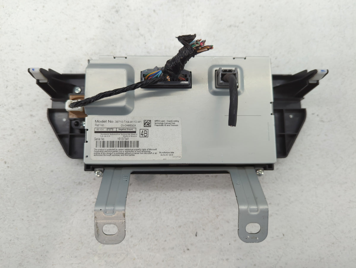 2016-2018 Acura Rdx Information Radio Display Screen 717009 - Oemusedautoparts1.com