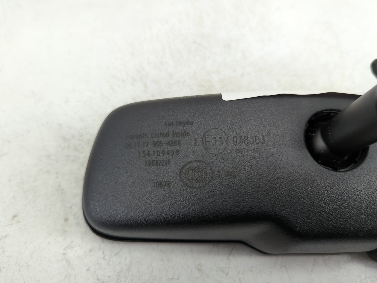 2017 Alfa Romeo Giulia Interior Rear View Mirror Replacement OEM P/N:156109498 Fits OEM Used Auto Parts - Oemusedautoparts1.