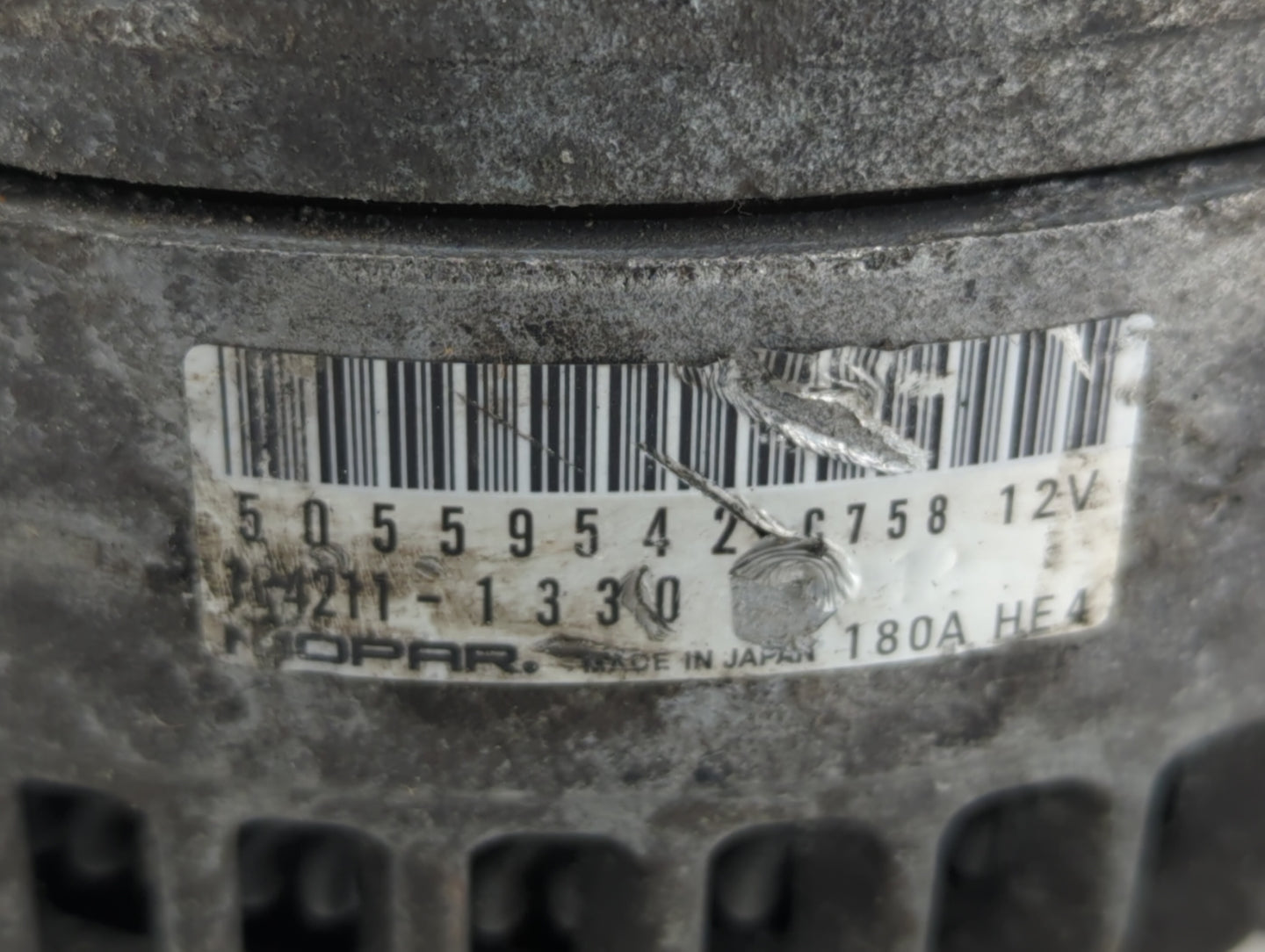 2017 Alfa Romeo Giulia Alternator Replacement Generator Charging Assembly Engine OEM P/N:50559542 Fits OEM Used Auto Parts -