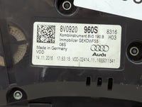 2017-2018 Audi A3 Instrument Cluster Speedometer Gauges P/N:8V0920 960S Miles: Fits Fits 2017 2018 OEM Used Auto Parts - Oem