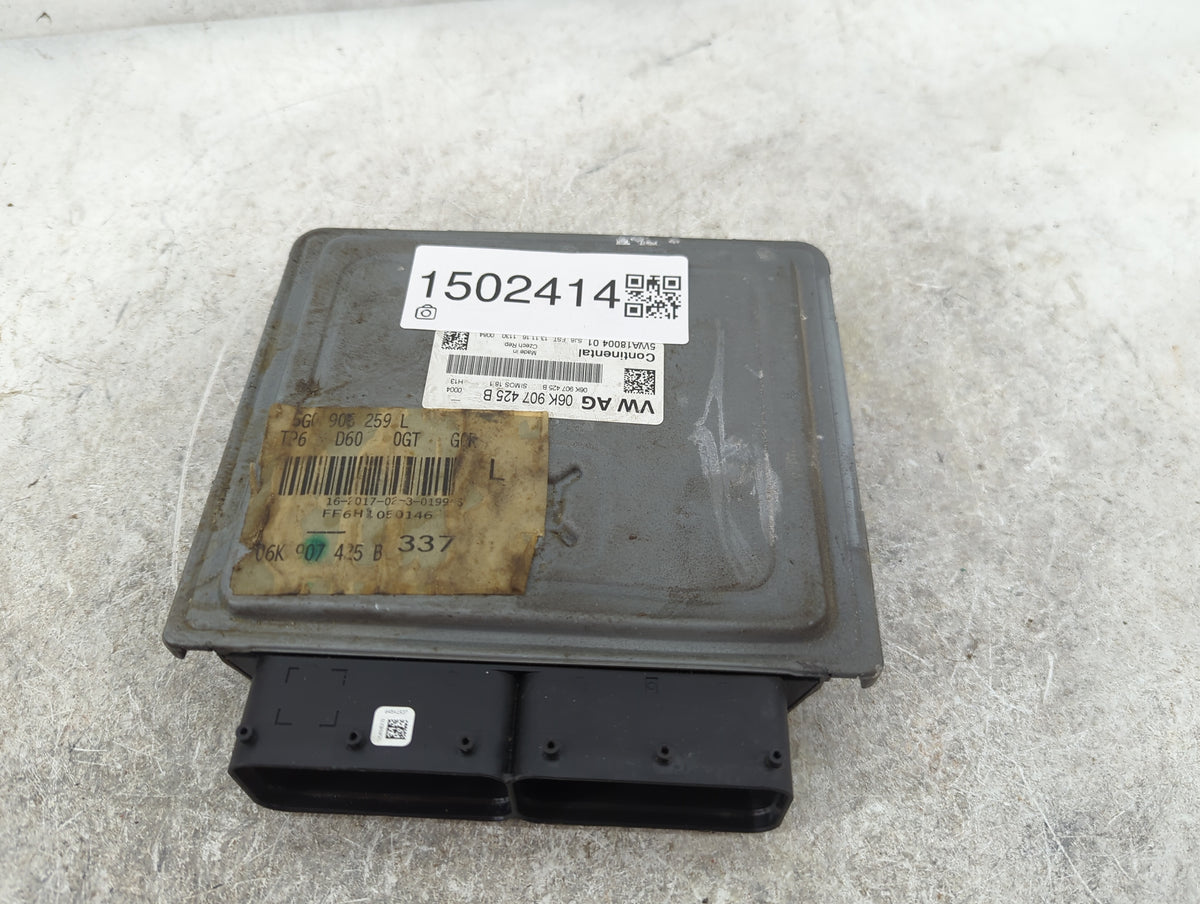 2015 Audi A3 PCM Engine Control Computer ECU ECM PCU OEM P/N:06K907425B 5WA18004, 5WA1800401, 5G906259L Fits Fits 2016 2017 