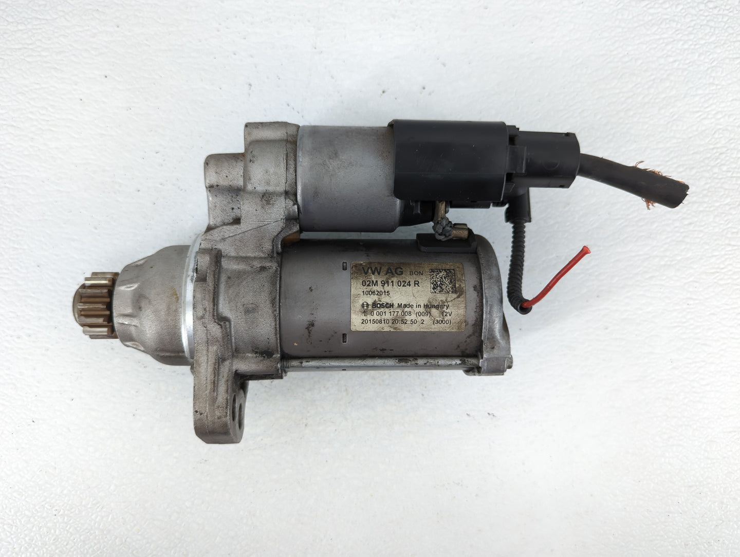 2015-2018 Audi A3 Car Starter Motor Solenoid OEM P/N:02M 911 024 R Fits Fits 2011 2012 2013 2014 2015 2016 2017 2018 2019 OE