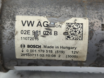2015-2018 Audi A3 Car Starter Motor Solenoid OEM Fits Fits 2011 2012 2013 2014 2015 2016 2017 2018 2019 OEM Used Auto Parts