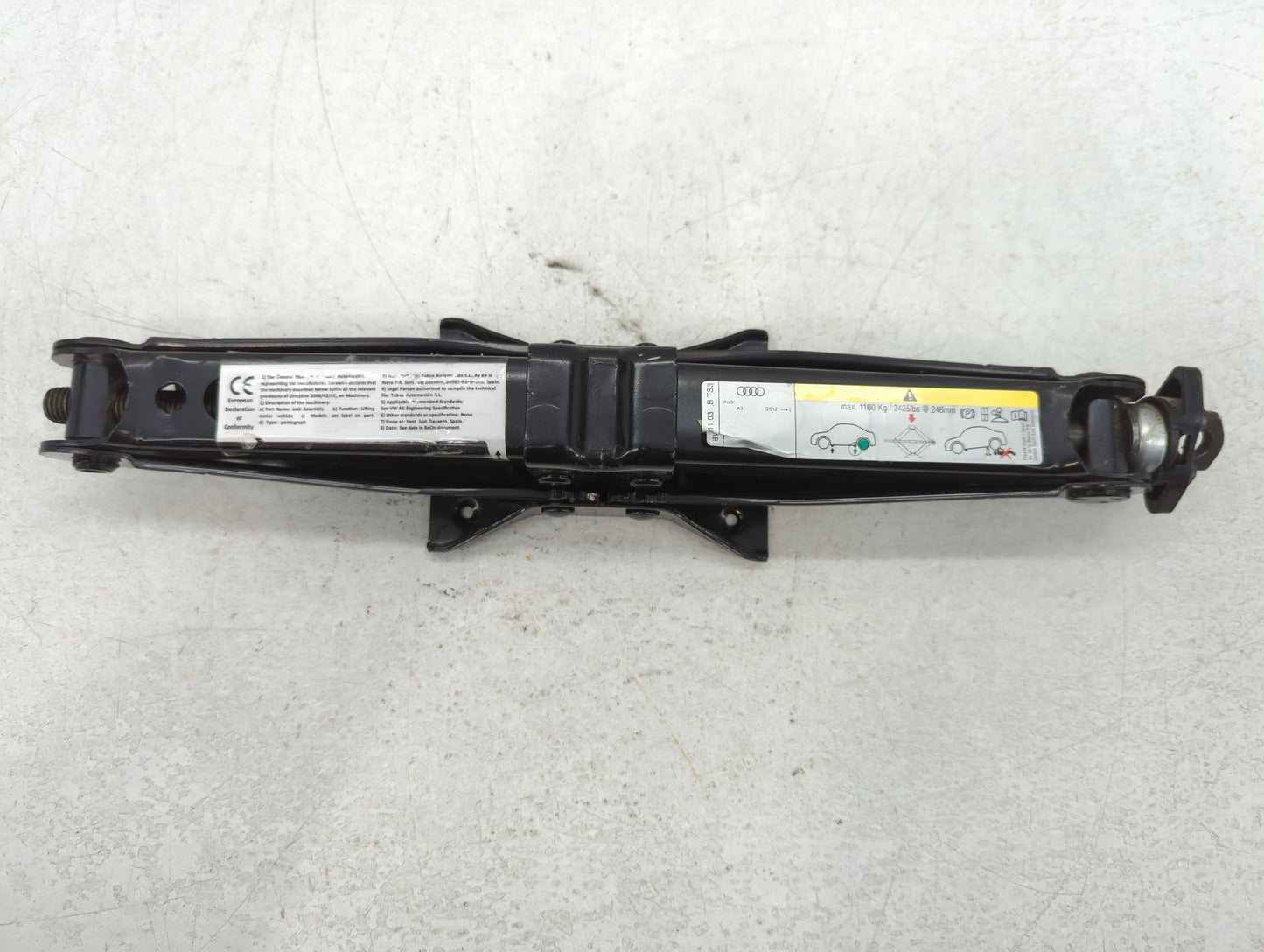 2017 Audi A3 Spare Scissor Car Jack - Oemusedautoparts1.com