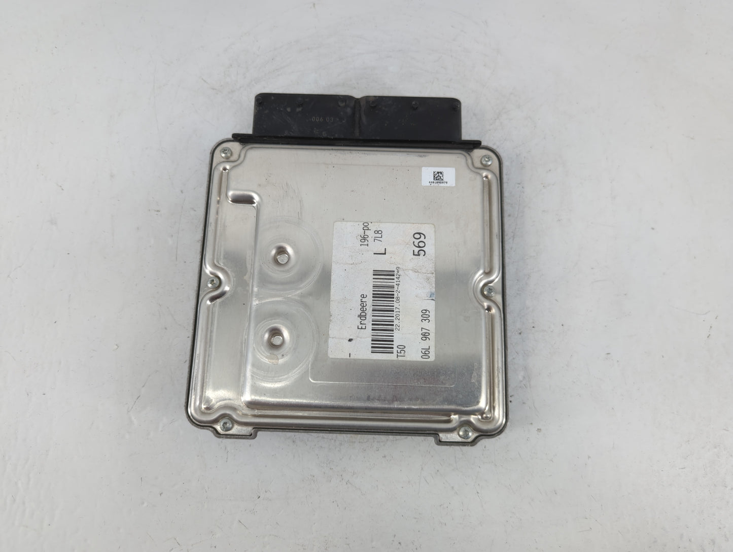 2017-2019 Audi A4 PCM Engine Control Computer ECU ECM PCU OEM P/N:06L 907 309 Fits Fits 2017 2018 2019 OEM Used Auto Parts -