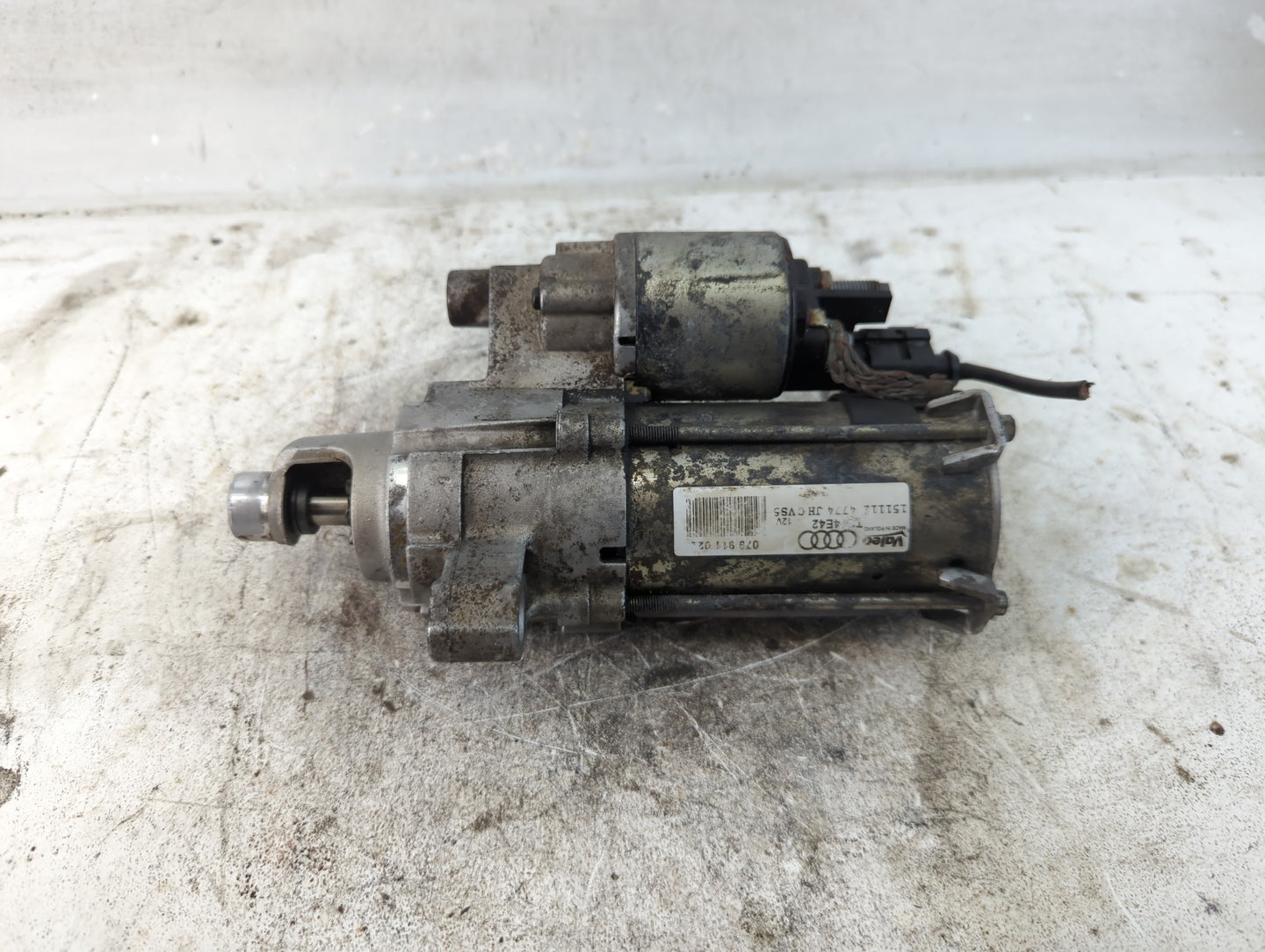 2017-2020 Audi A4 Car Starter Motor Solenoid OEM P/N:079 911 02 Fits Fits 2017 2018 2019 2020 OEM Used Auto Parts - Oemuseda