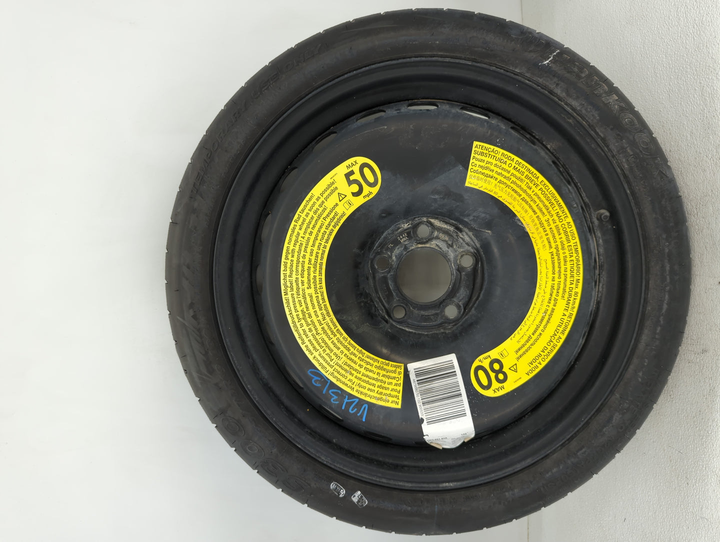 2017-2022 Audi A4 Spare Donut Tire Wheel Rim Oem - Oemusedautoparts1.com