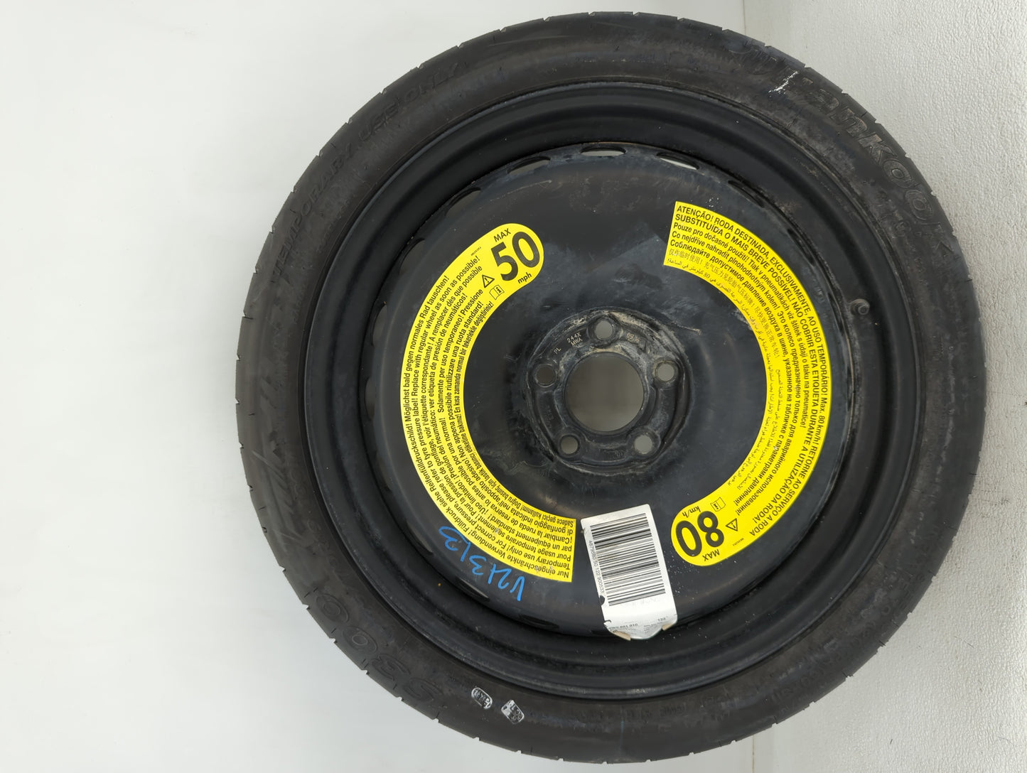 2017-2022 Audi A4 Spare Donut Tire Wheel Rim Oem - Oemusedautoparts1.com