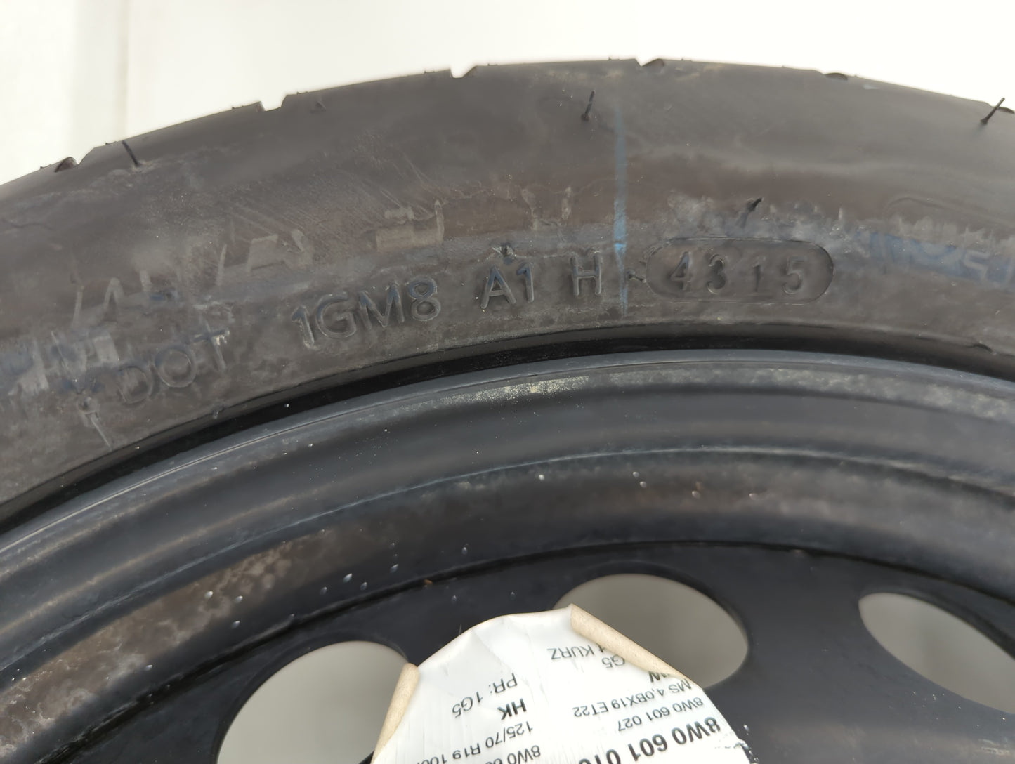 2017-2022 Audi A4 Spare Donut Tire Wheel Rim Oem - Oemusedautoparts1.com