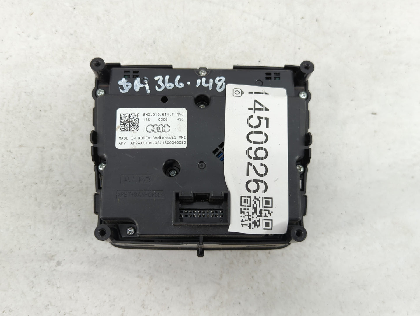 2017-2019 Audi A4 Radio AM FM Cd Player Receiver Replacement P/N:8W0919614T 8W0.919.614.T Fits Fits 2017 2018 2019 OEM Used 