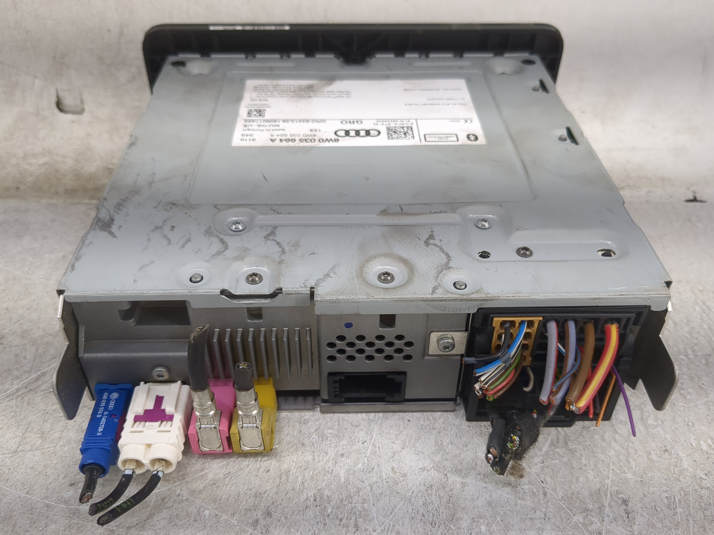 2017 Audi A4 Radio AM FM Cd Player Receiver Replacement P/N:8W0 035 664 A 8W0035652G, 8W0035652A, 28605901, XPYELLAW133 Fits