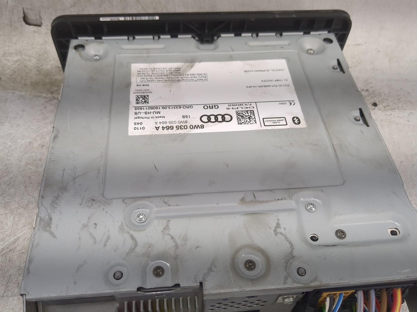 2017 Audi A4 Radio AM FM Cd Player Receiver Replacement P/N:8W0 035 664 A 8W0035652G, 8W0035652A, 28605901, XPYELLAW133 Fits