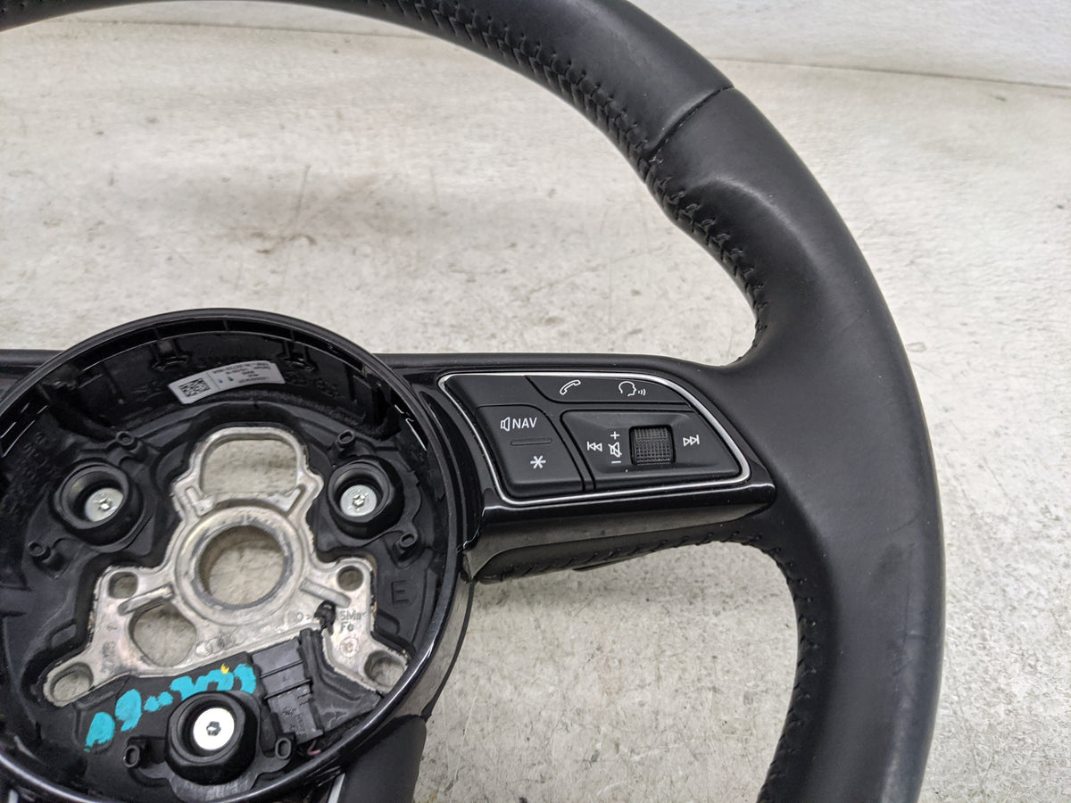2017 Audi A4 Steering Wheel Oem Black - Oemusedautoparts1.com